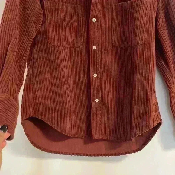 NWOT Frank & Eileen Corduroy Button-Up Shirt - Picture 5 of 13